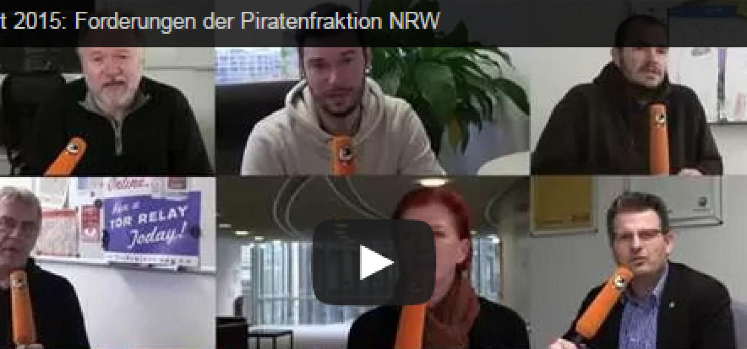 Was fordert die Piratenfraktion für den Haushalt 2015?