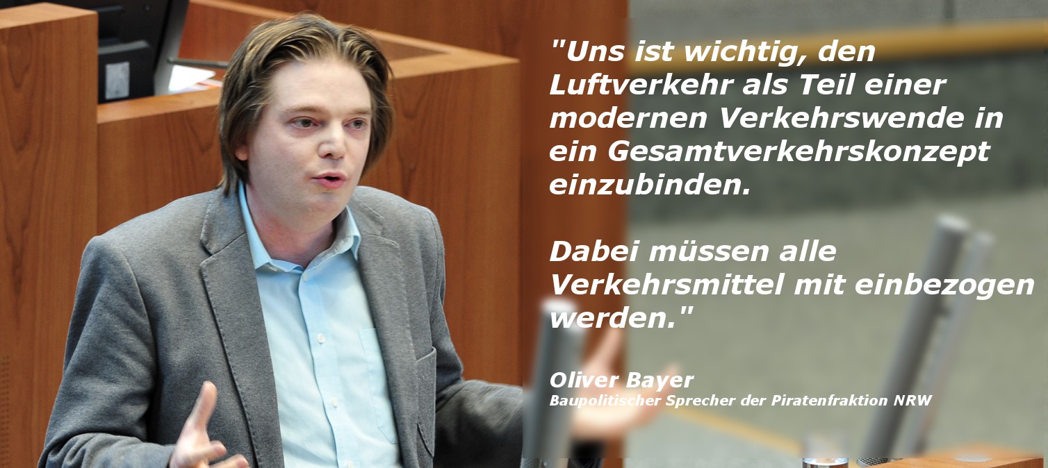 Rede: NRW braucht ein Landesluftverkehrskonzept!