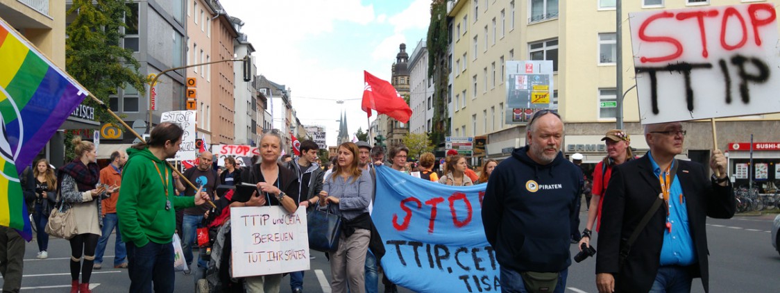 StopTTIP-Demo in Düsseldorf in Tweets