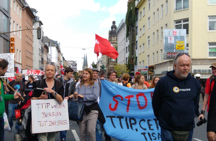 StopTTIP-Demo in Düsseldorf in Tweets