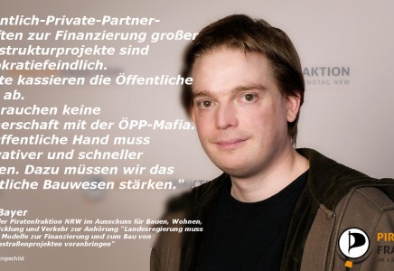 Öffentlich-Private-Partnerschaften (ÖPP): Viele Worte, wenige Argumente, noch weniger Sinn!